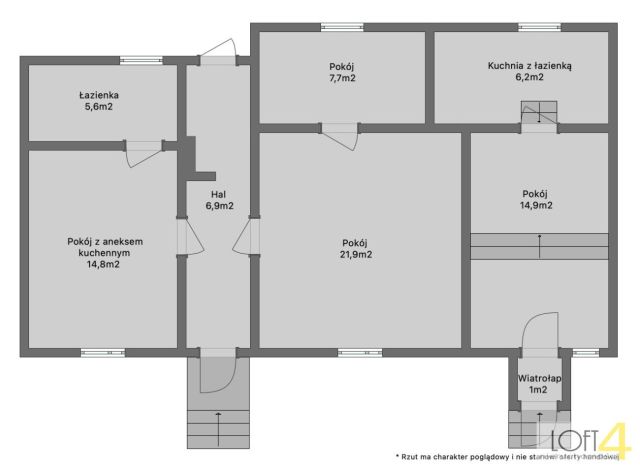 dom wolnostojący, 4 pokoje Strzelce Małe. Zdjęcie 16