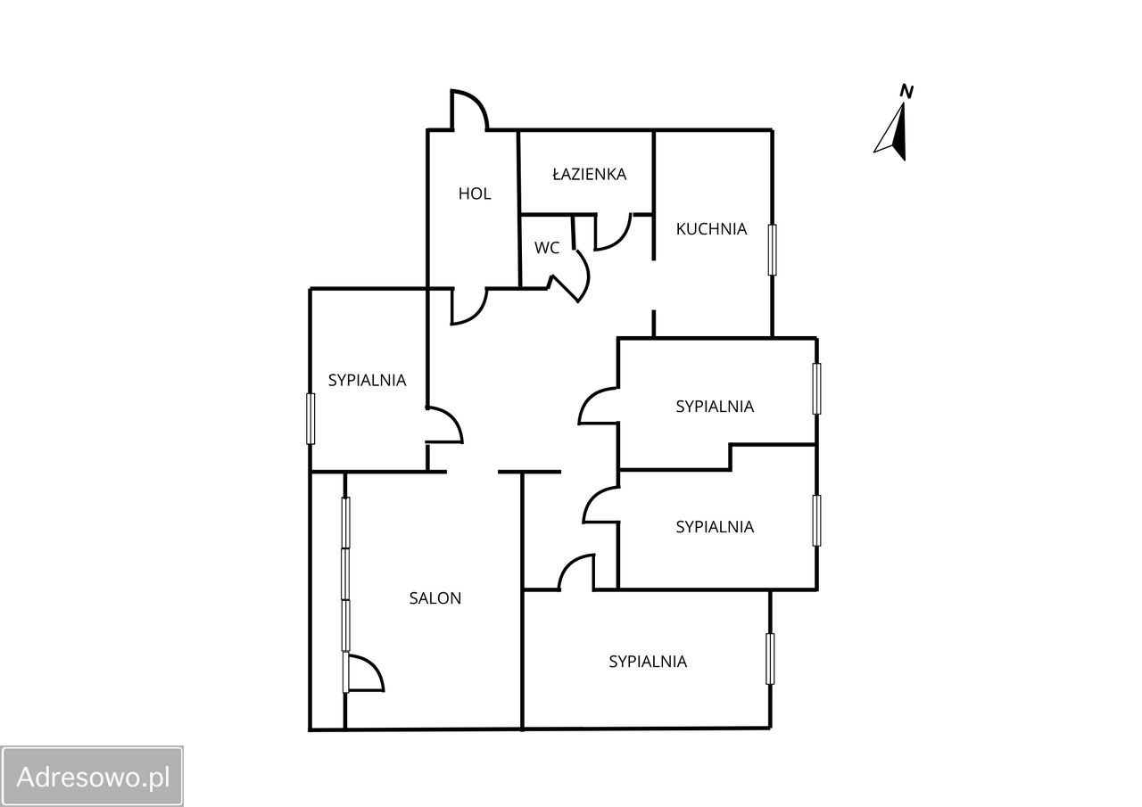 Mieszkanie 5-pokojowe Tarnobrzeg, ul. Zwierzyniecka. Zdjęcie 9