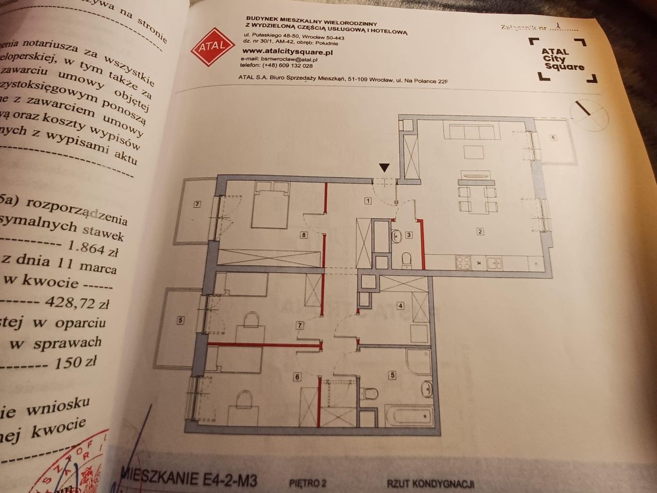 Mieszkanie 4-pokojowe Wrocław Tarnogaj, ul. gen. Antoniego Madalińskiego. Zdjęcie 7