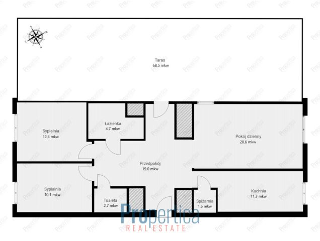 Mieszkanie 3-pokojowe Warszawa Ochota, pl. Weteranów 1863 r.. Zdjęcie 12