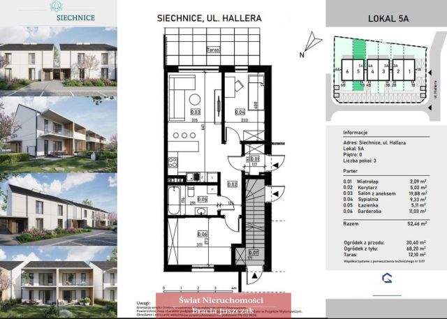 Mieszkanie 3-pokojowe Siechnice. Zdjęcie 7