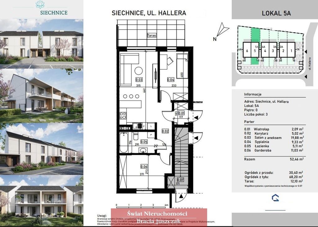 Mieszkanie 3-pokojowe Siechnice. Zdjęcie 7