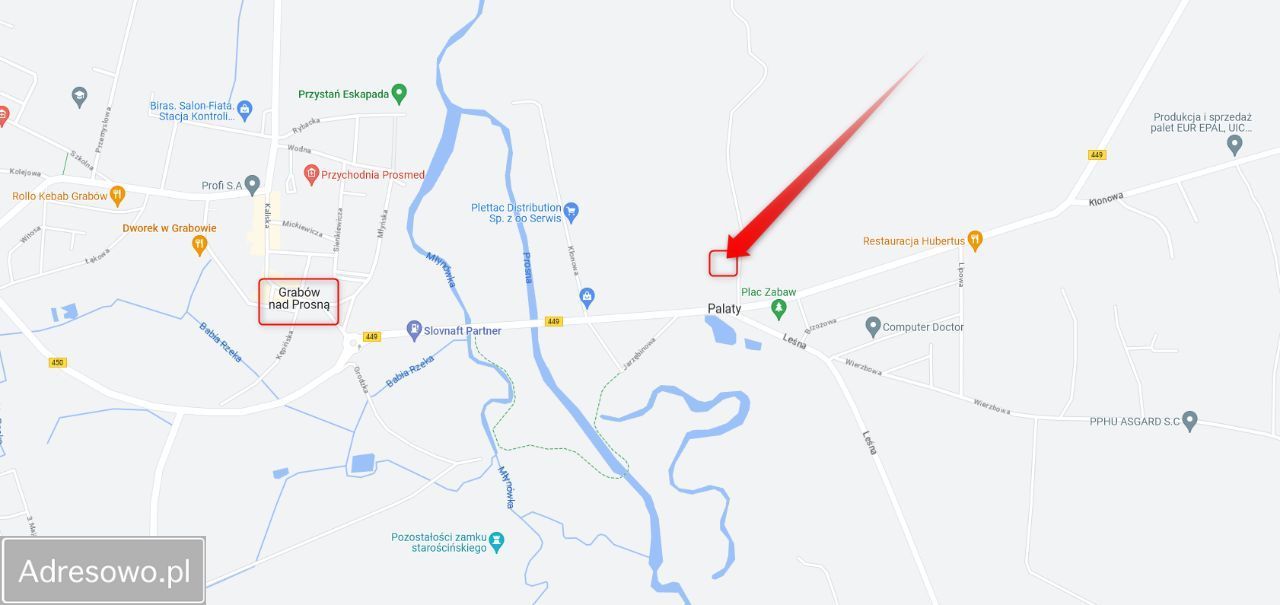 Działka budowlana Palaty, ul. Orzechowa. Zdjęcie 2