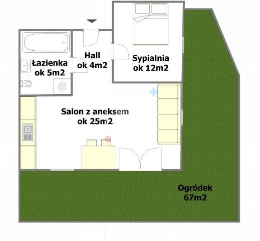 Mieszkanie 2-pokojowe Dawidy Bankowe, ul. Oleńki. Zdjęcie 8