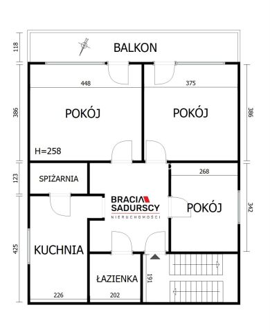 Mieszkanie 3-pokojowe Kraków Podgórze, ul. Makowa. Zdjęcie 20