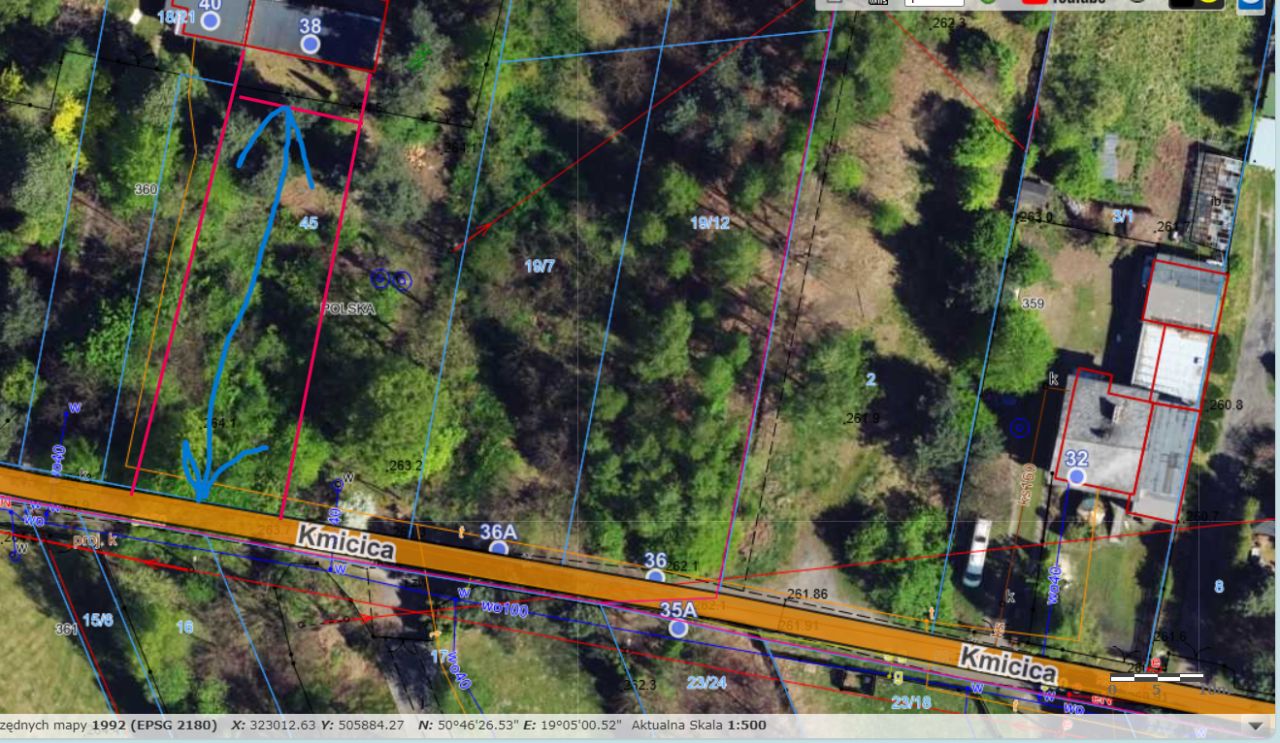 Działka inwestycyjna Częstochowa Stradom, ul. Kmicica
