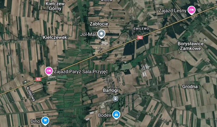 Działka rolna Barłogi, ul. Łąkowa