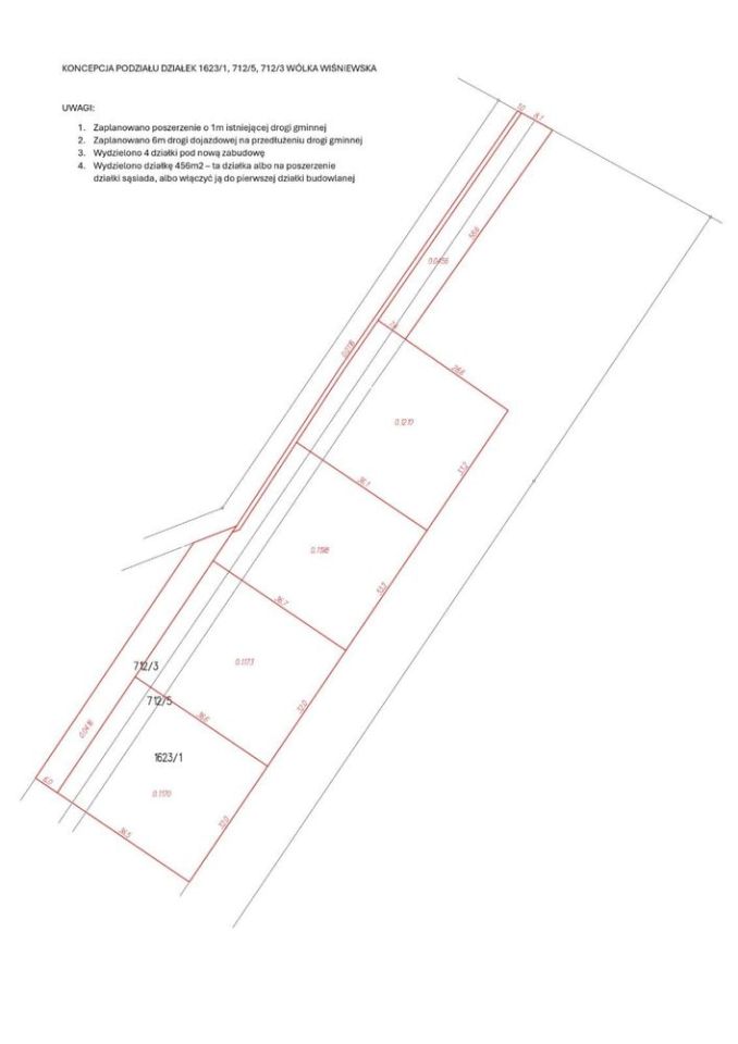 Działka budowlana Wólka Wiśniewska. Zdjęcie 3