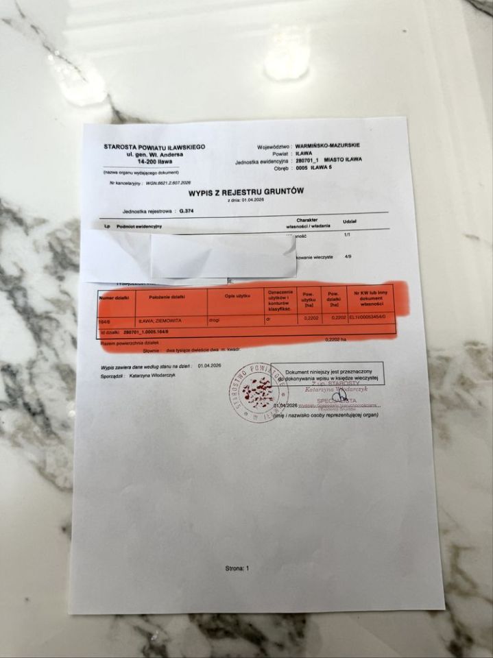 Działka inwestycyjna Iława, ul. Ziemowita. Zdjęcie 7