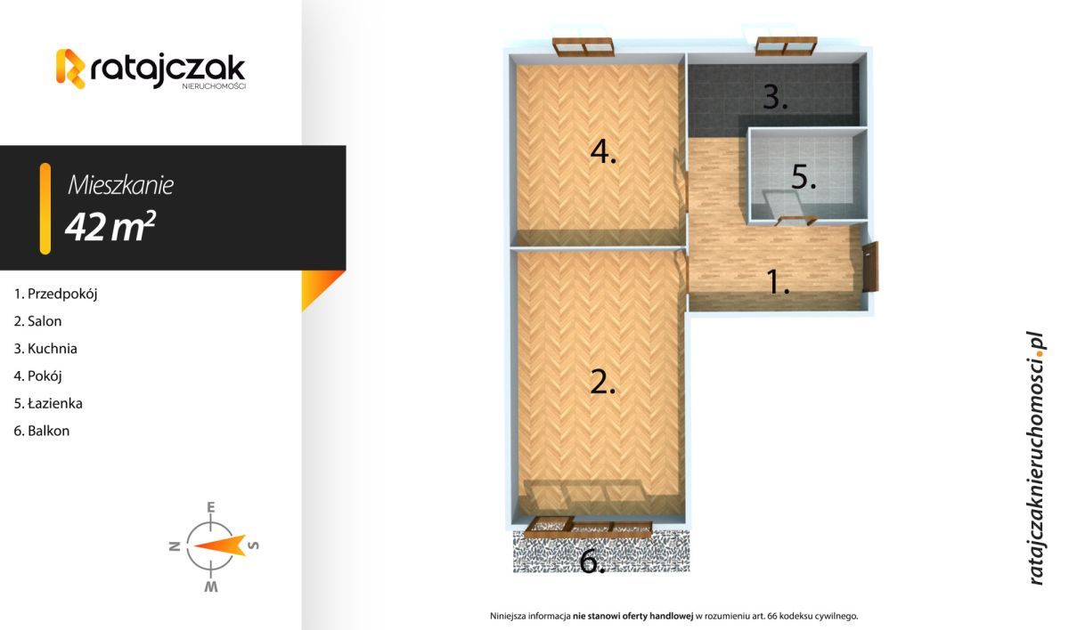 Mieszkanie 2-pokojowe Władysławowo, ul. 1000-lecia Państwa Polskiego. Zdjęcie 21