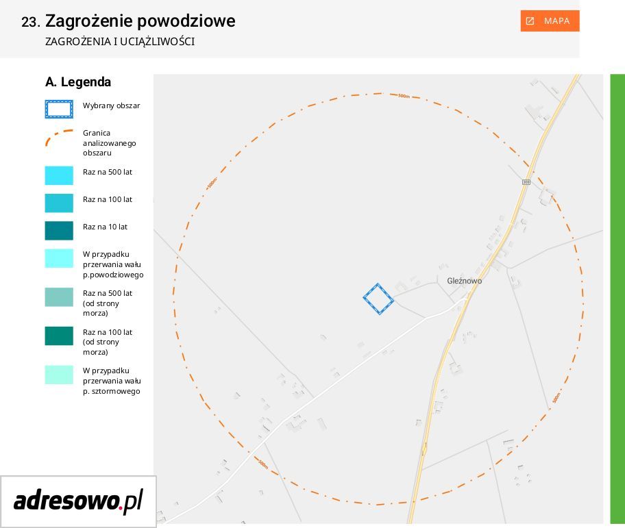 Działka budowlana Gleźnowo. Zdjęcie 13