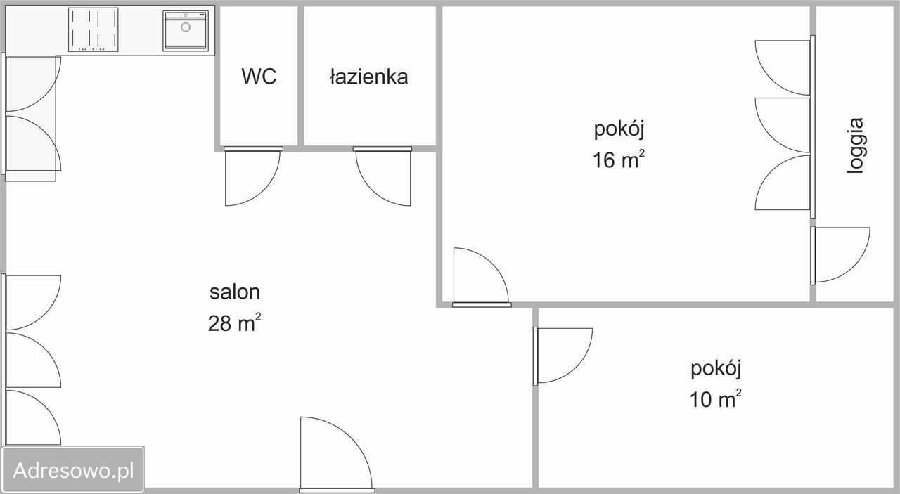Mieszkanie 3-pokojowe Łódź Bałuty, ul. Julianowska. Zdjęcie 8