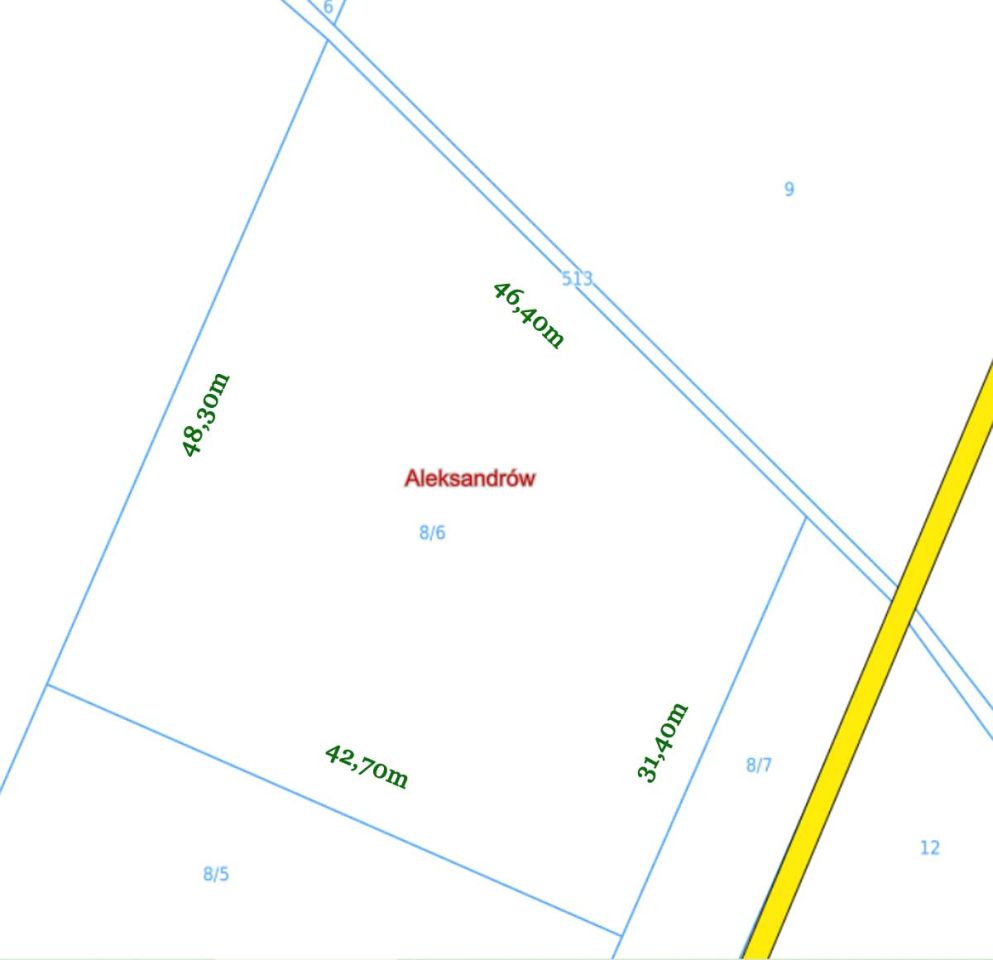 Działka rolno-budowlana Aleksandrów. Zdjęcie 6