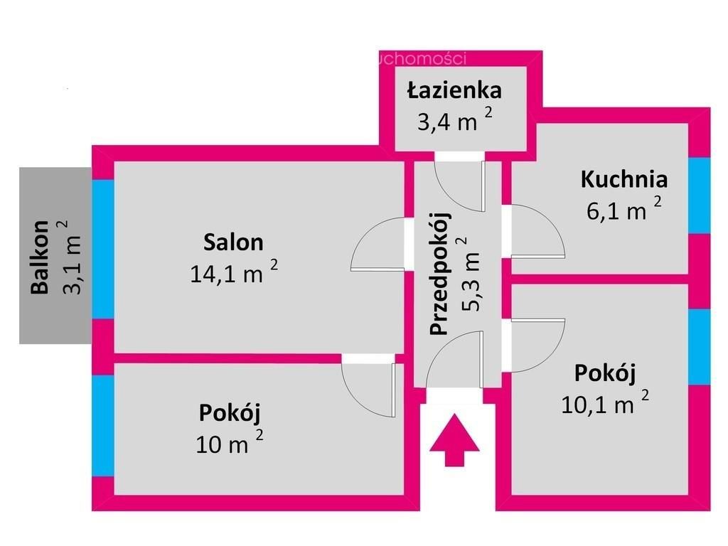 Mieszkanie 3-pokojowe Rzeszów Baranówka, ul. Stanisława Mikołajczyka. Zdjęcie 7