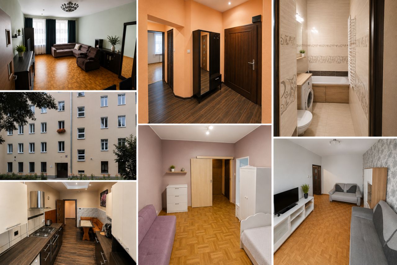 Mieszkanie 3-pokojowe Łódź Bałuty, ul. Zawiszy Czarnego. Zdjęcie 1