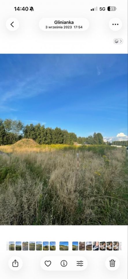 Działka budowlana Glinianka. Zdjęcie 4