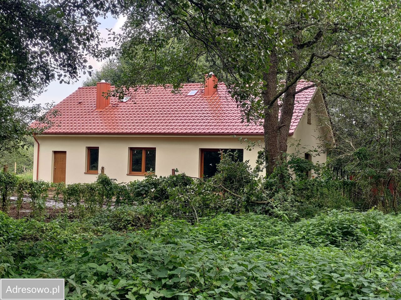 dom wolnostojący, 4 pokoje Zielona Góra Ochla, ul. Bociania. Zdjęcie 2