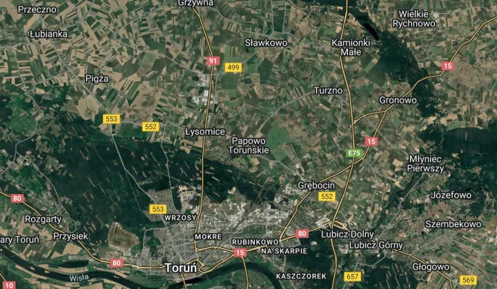 Działka inwestycyjna Papowo Toruńskie