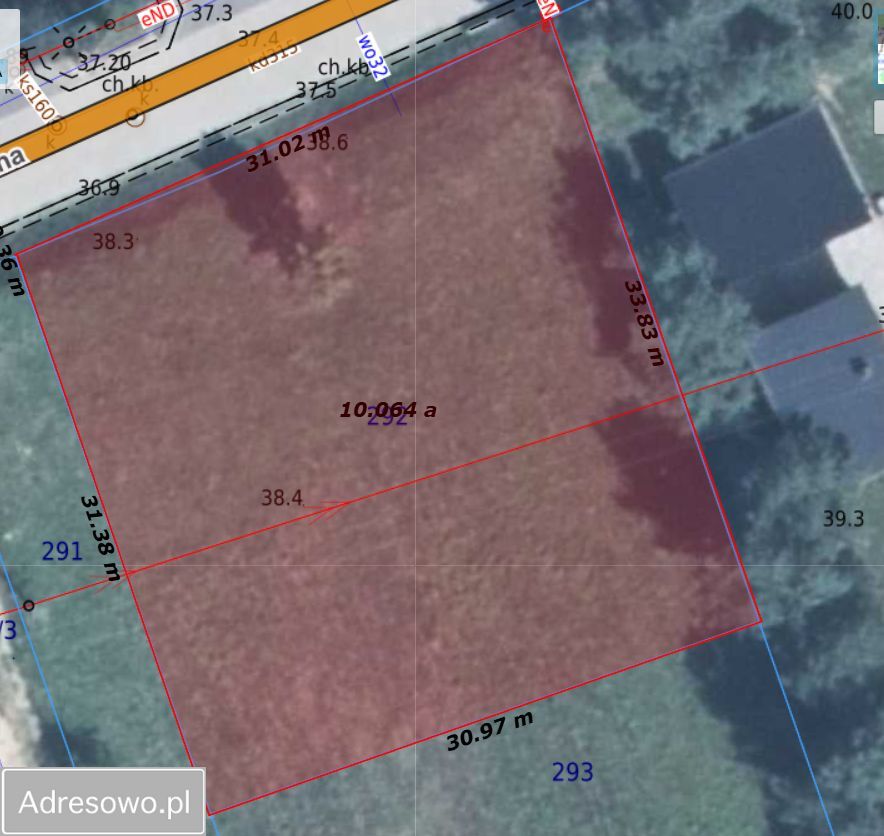 Działka budowlana Chojna. Zdjęcie 3