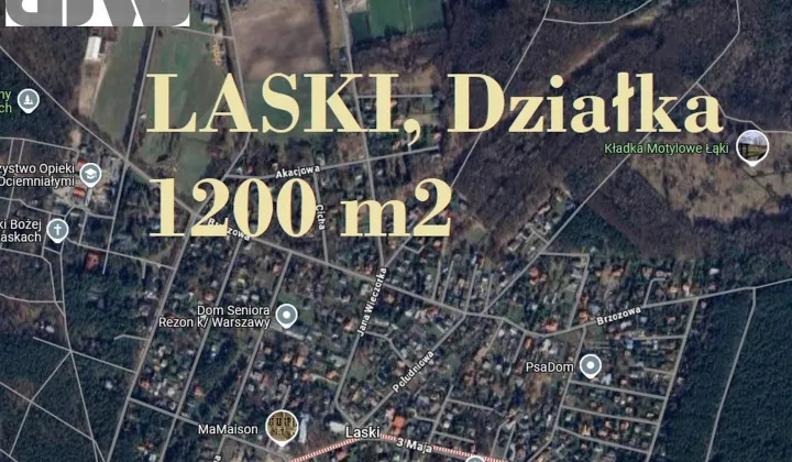 Działka budowlana Laski