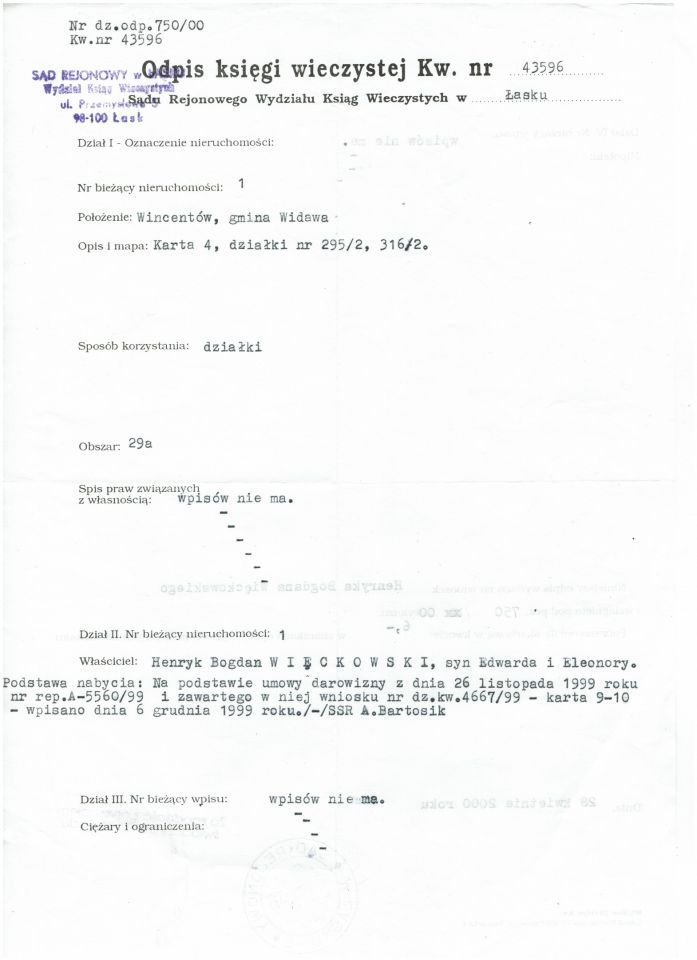 Działka rolna Las Zawadzki. Zdjęcie 2