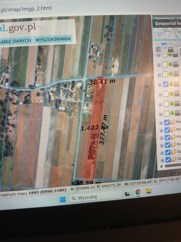 Działka rolno-budowlana Sobień Stara Wieś. Zdjęcie 2