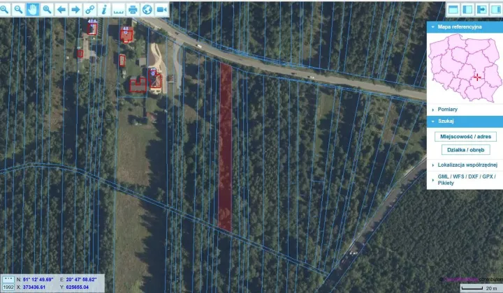 Działka budowlana Budki Budki Drugie