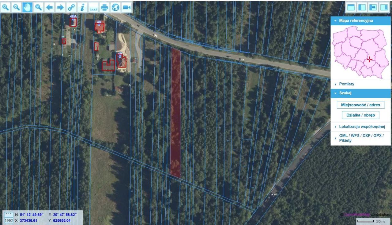 Działka budowlana Budki Budki Drugie