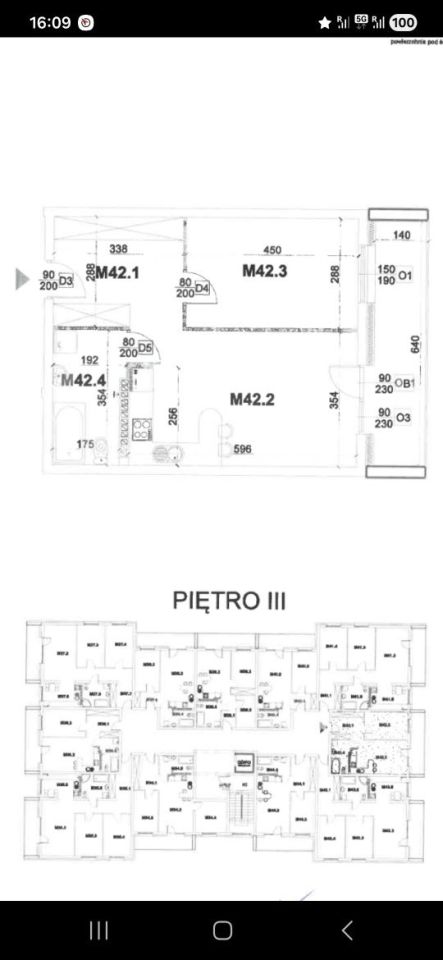 Mieszkanie 2-pokojowe Włodawa, al. Józefa Piłsudskiego. Zdjęcie 3