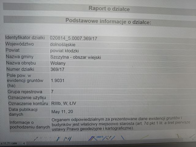 Działka inwestycyjna Wolany. Zdjęcie 1