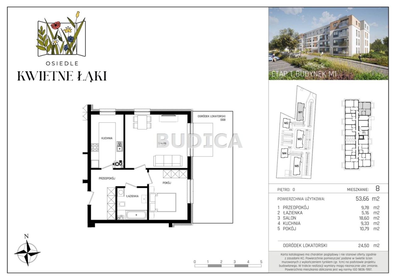 Mieszkanie 2-pokojowe Poddębice, ul. Targowa