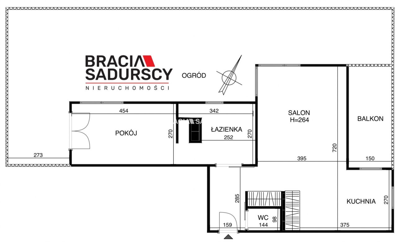 Mieszkanie 2-pokojowe Kraków Dębniki, ul. prof. Michała Bobrzyńskiego. Zdjęcie 24