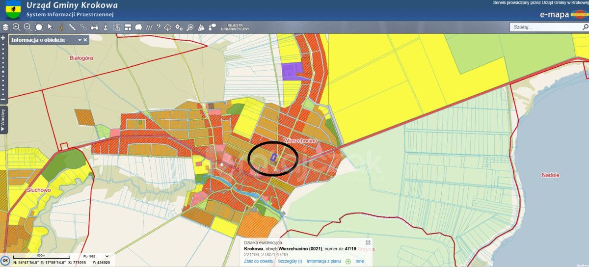 Działka inwestycyjna Wierzchucino, ul. Kapitańska. Zdjęcie 15