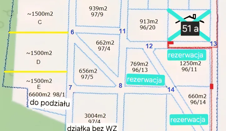 Działka budowlana Łaniewo