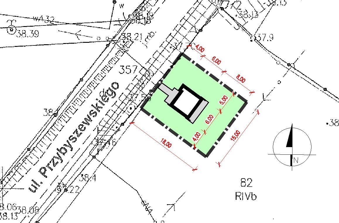 Działka rod Toruń Bydgoskie Przedmieście, ul. Stanisława Przybyszewskiego
