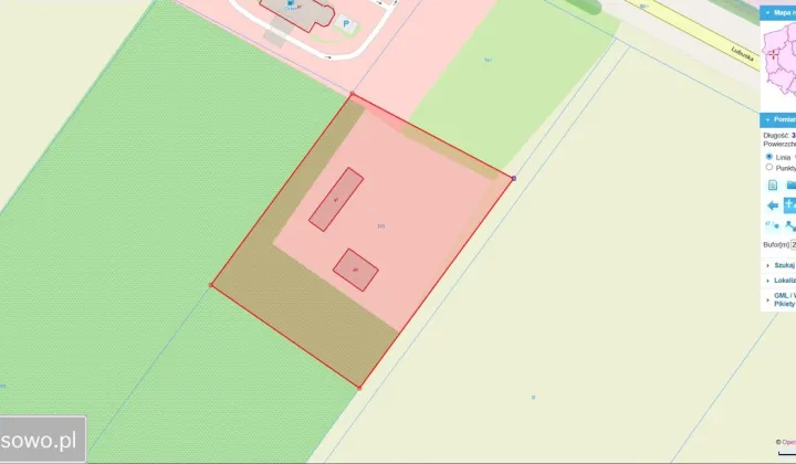 Działka inwestycyjna Karnin, ul. Lubuska