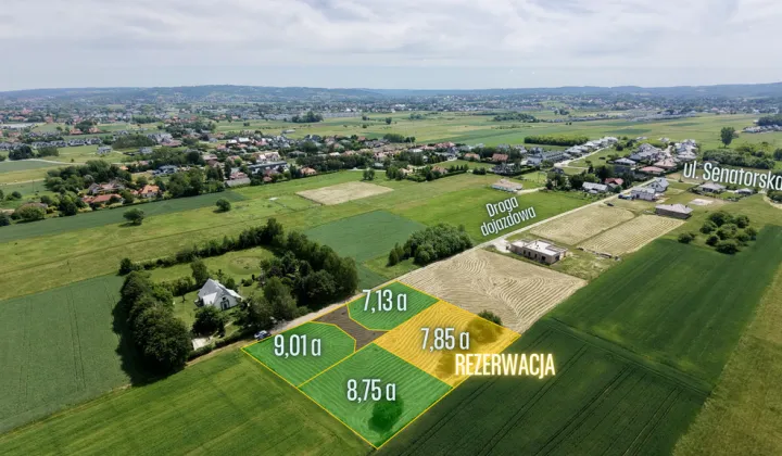 Działka budowlana Rzeszów Budziwój, ul. Senatorska