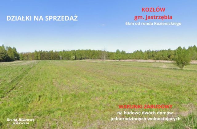 Działka budowlana Kozłów. Zdjęcie 2