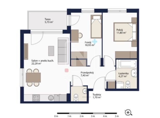 Mieszkanie 3-pokojowe Grodzisk Mazowiecki, ul. Bałtycka. Zdjęcie 13