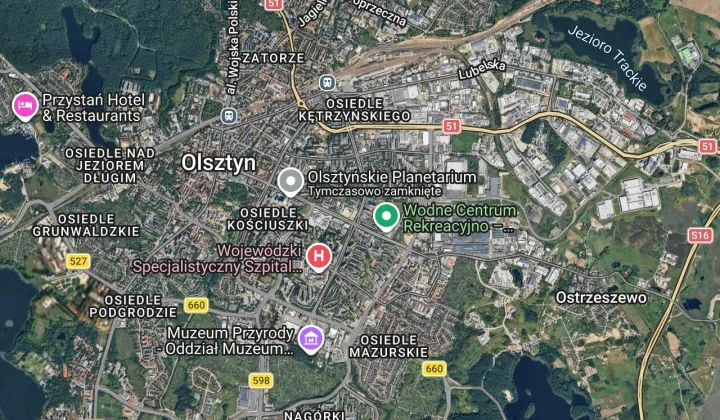 Mieszkanie 2-pokojowe Olsztyn Pojezierze, ul. Dworcowa