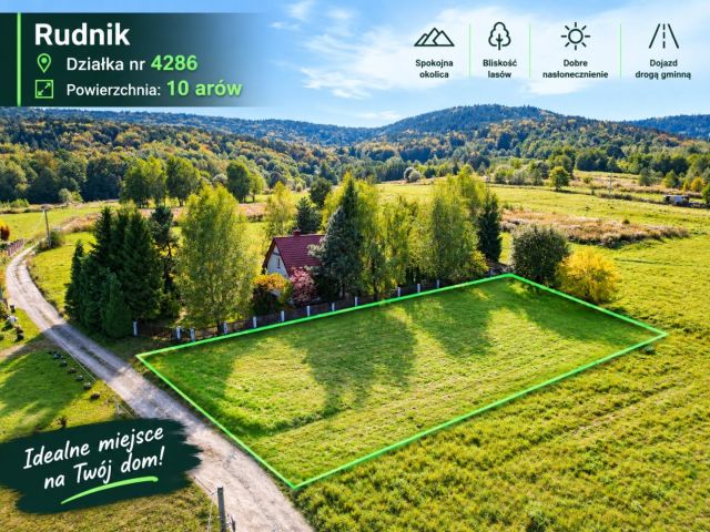 Działka budowlana Rudnik. Zdjęcie 1