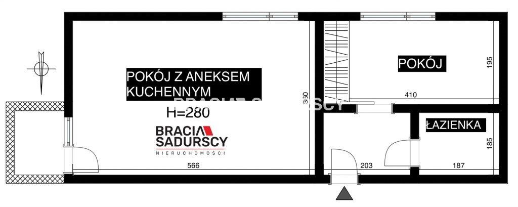 Mieszkanie 2-pokojowe Kraków Nowa Huta, os. Urocze. Zdjęcie 3