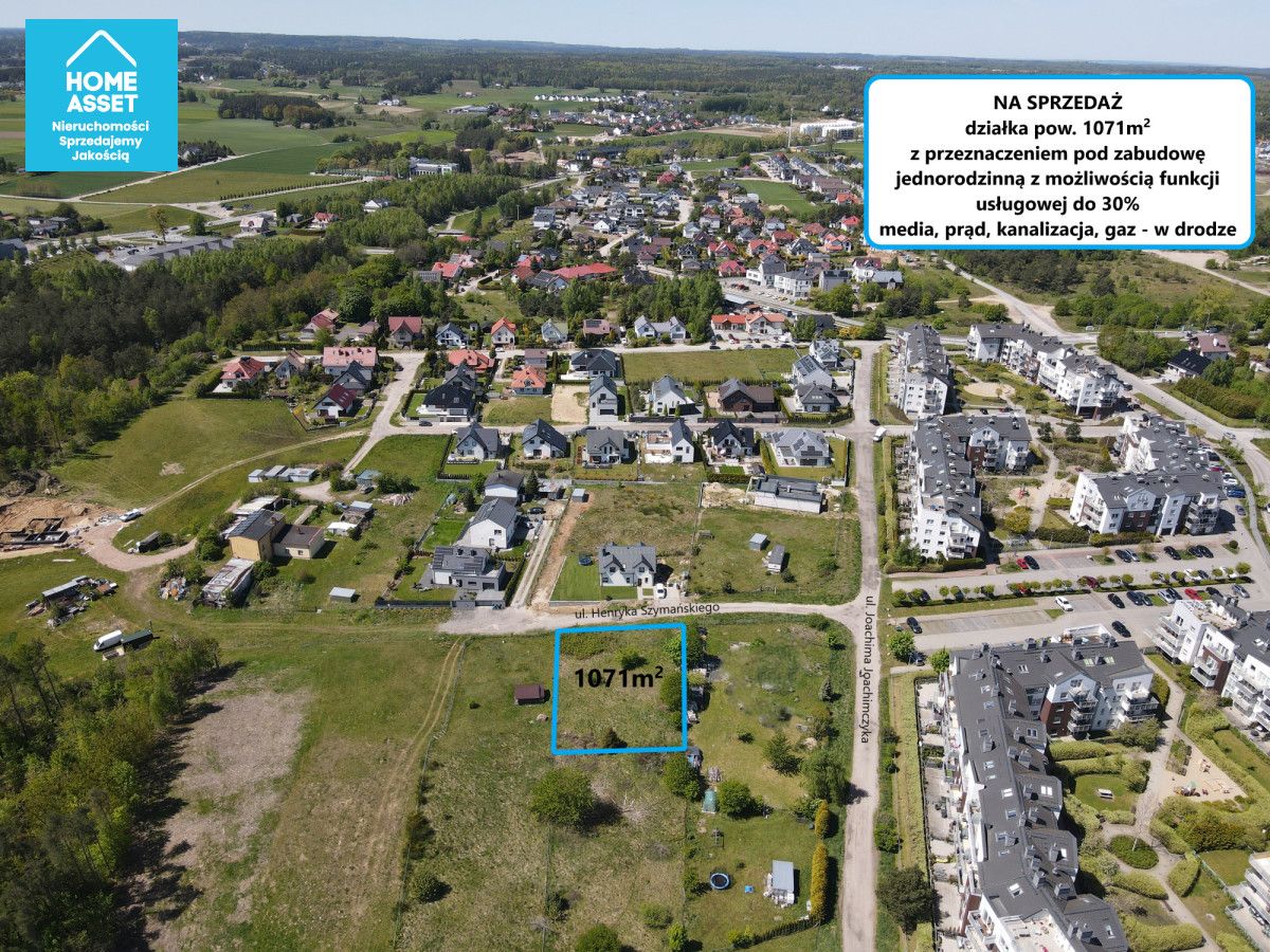 Działka inwestycyjna Gdynia Chwarzno-Wiczlino, ul. Henryka Szymańskiego. Zdjęcie 6