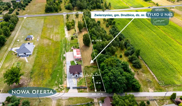 Działka budowlana Zwierzyniec