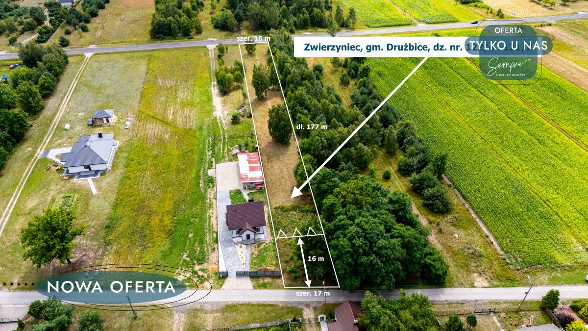 Działka budowlana Zwierzyniec. Zdjęcie 1