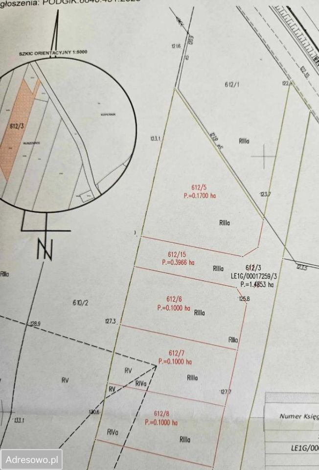 Działka budowlana Ruszowice, ul. Cisawa. Zdjęcie 2