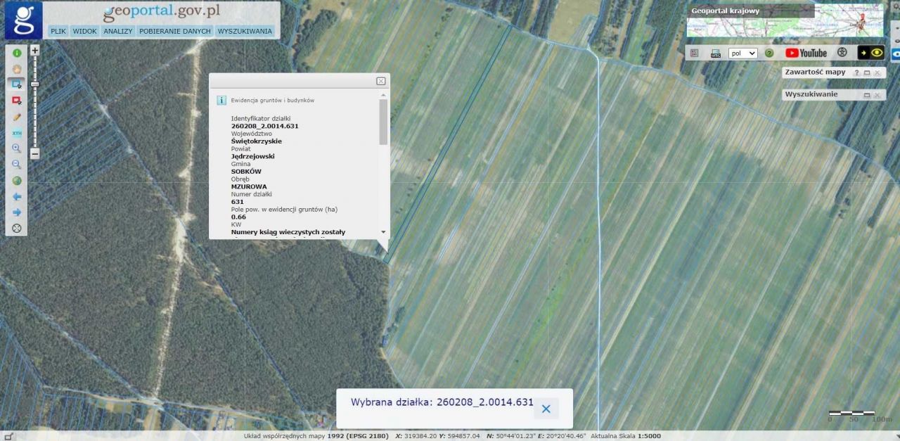 Działka rolna Mzurowa. Zdjęcie 2