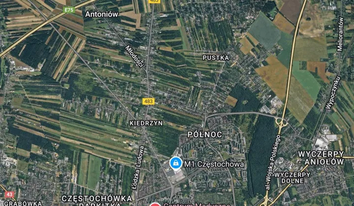 Działka budowlana Częstochowa Kiedrzyn, ul. Narcyzowa