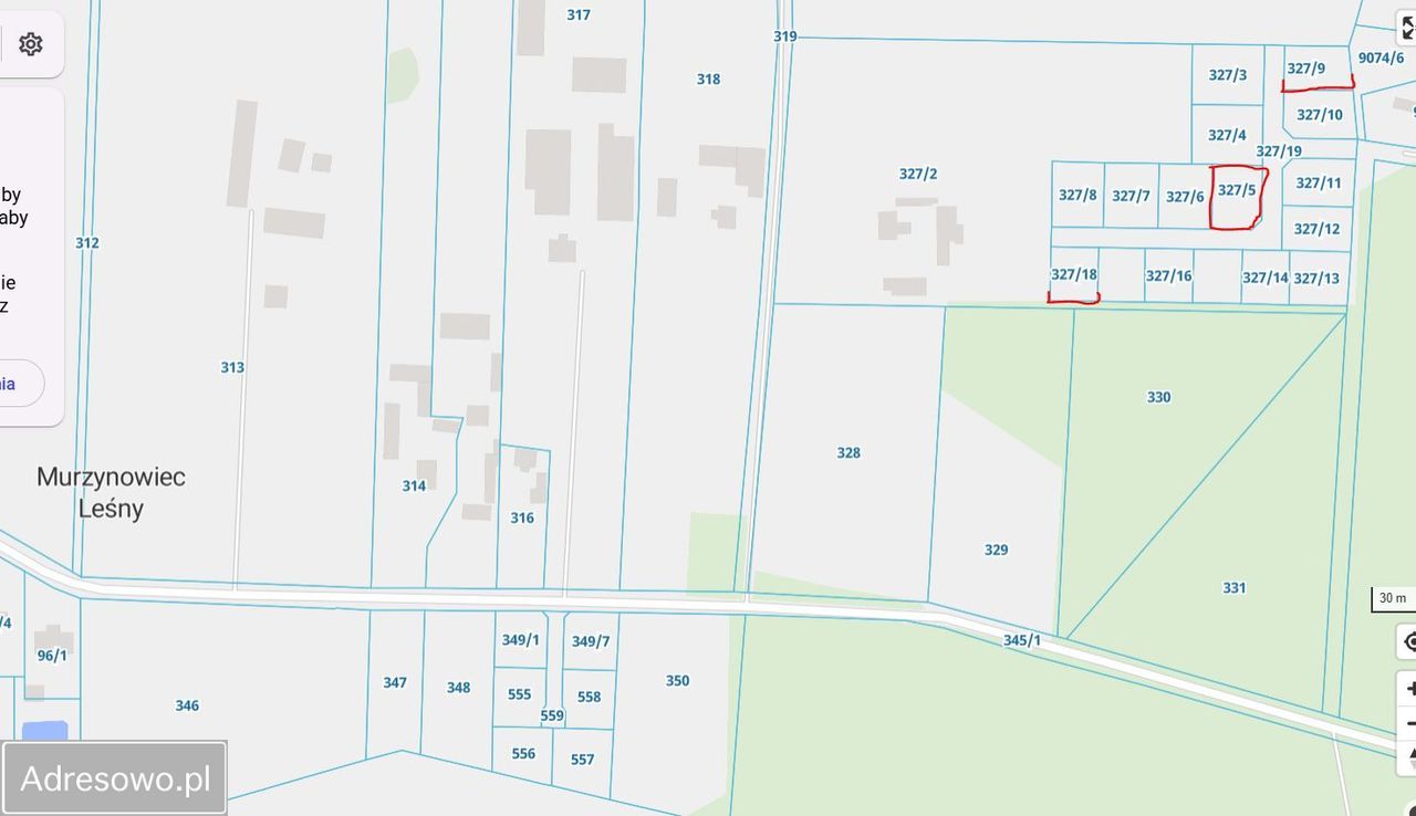 Działka budowlana Murzynowiec Leśny. Zdjęcie 7