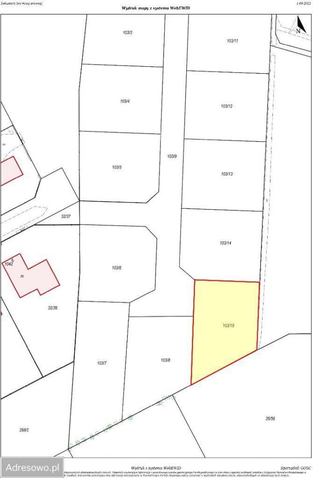 Działka budowlana Łubianka. Zdjęcie 3